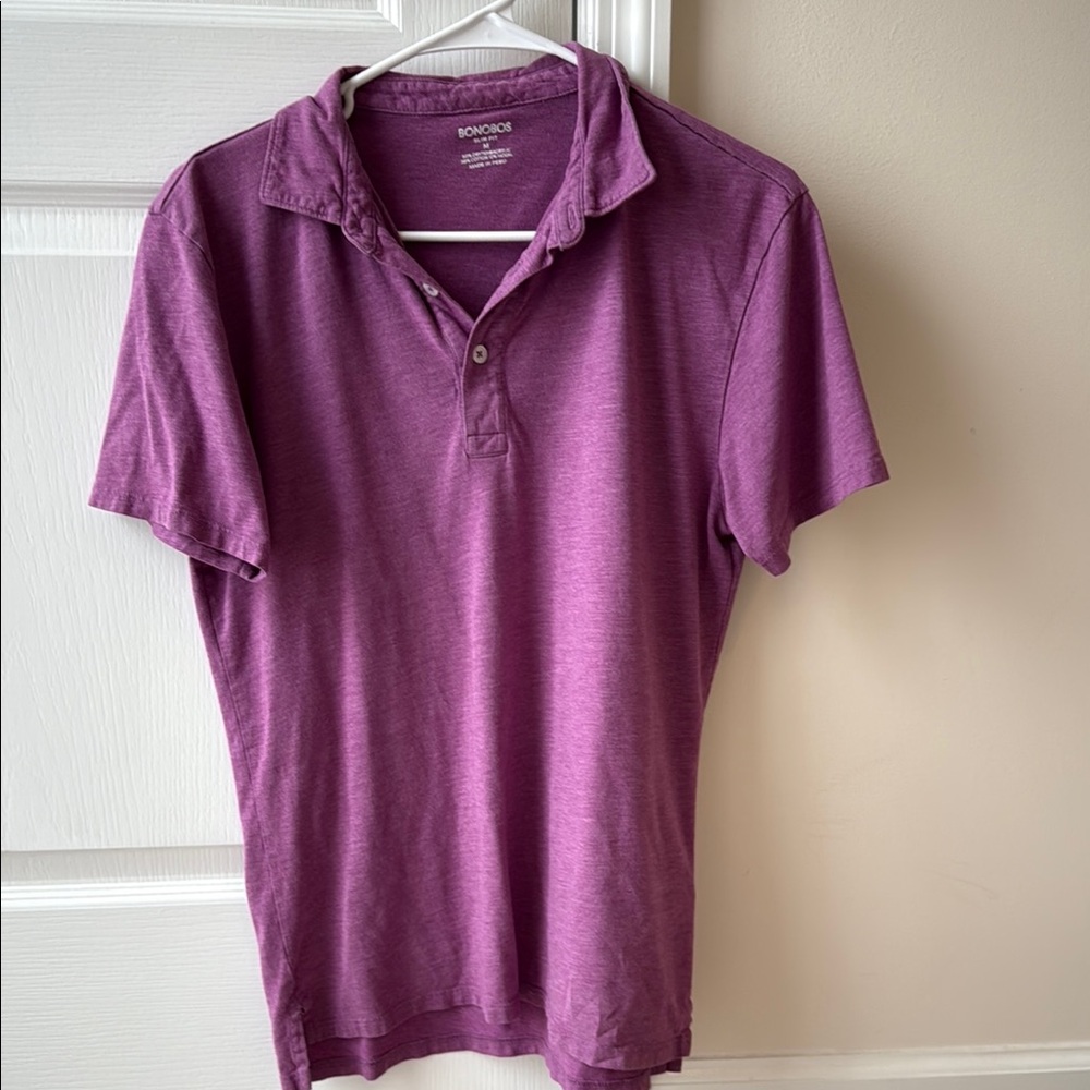 Bonobos Purple Polo Shirt